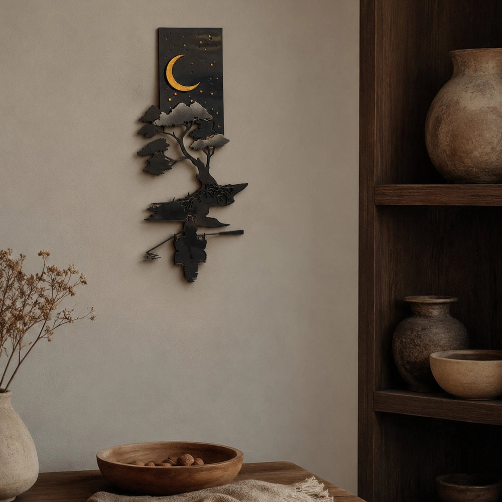Handmade Baltic Amber Wall Panel | Twilight Modern Wall Art