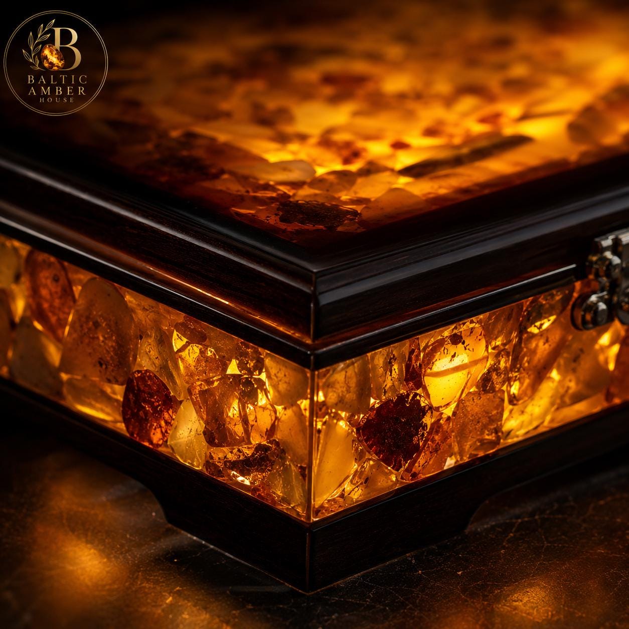 Luxury Baltic Amber Domino Set in Wooden Box, Handmade Collector Game, Amber Gift for Men, Executive Desk Decor, Travel Dominoes