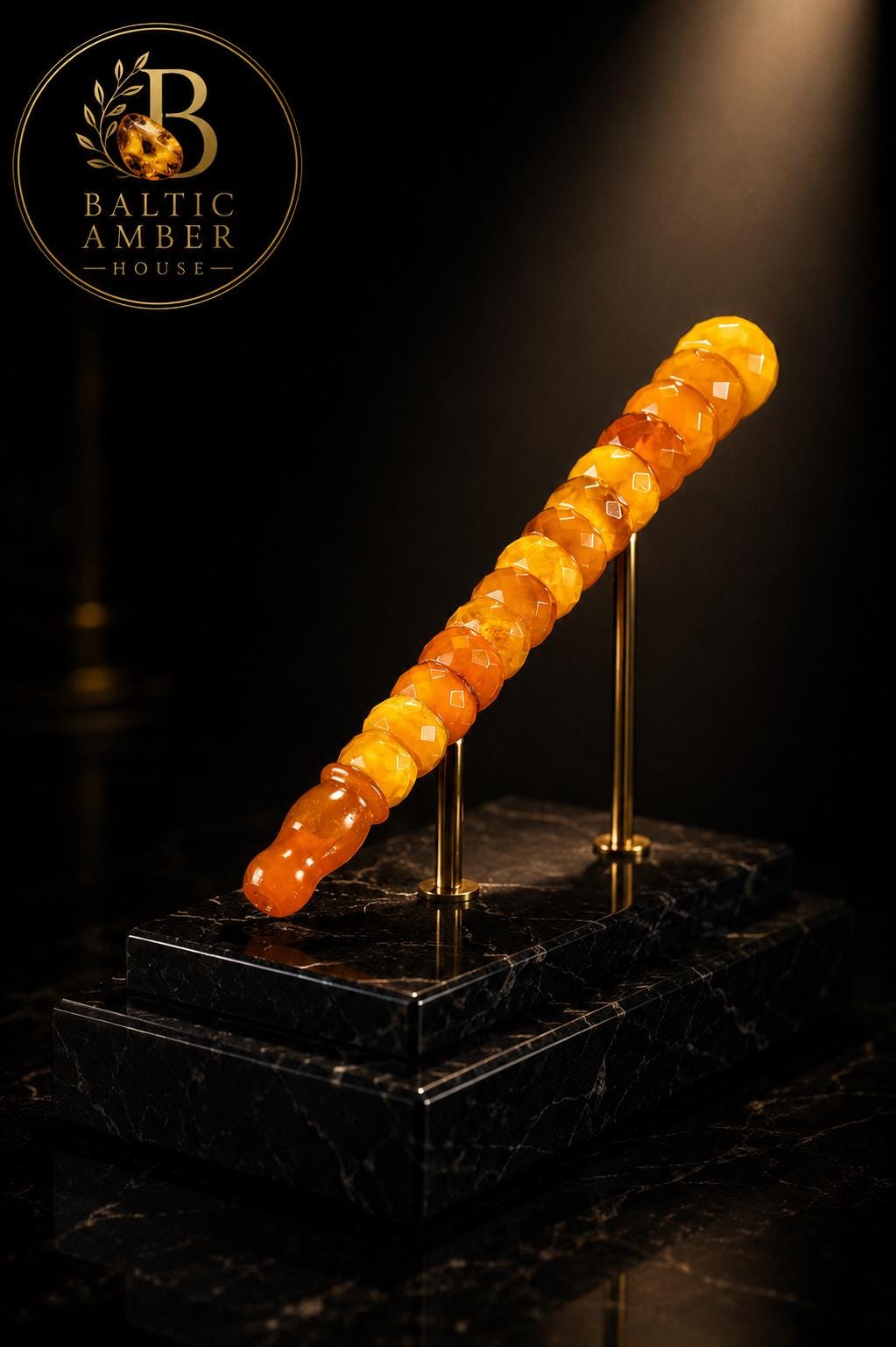 Natural Baltic Amber Cigar Holder, Handmade Amber Cigarette Holder, Luxury Smoking Accessory, Collector Gift for Him, One of a Kind